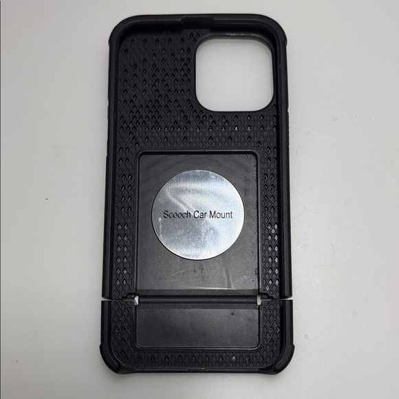 Scooch iPhone 13 Pro Max Case Card Holder Wallet Case credit card Black - Picture 7 of 8